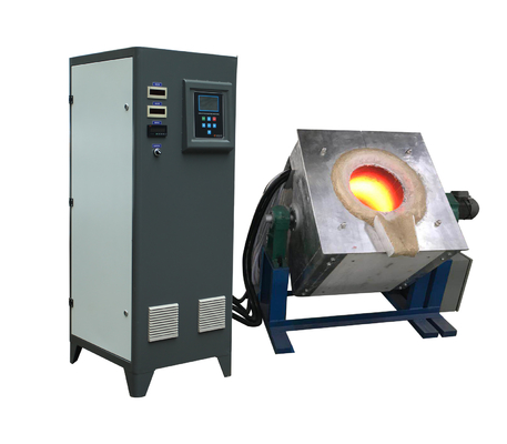 60KW इंडक्शन मेल्टिंग इक्विपमेंट टच स्क्रीन लाइट फ्रीक्वेंसी 1-10Khz मेटल मेल्टिंग के लिए